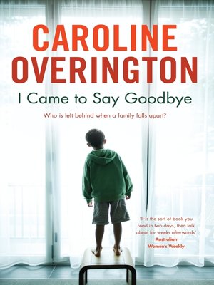 I Came to Say Goodbye - ebook
